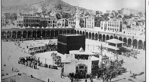 عکس قدیمی خانه کعبه