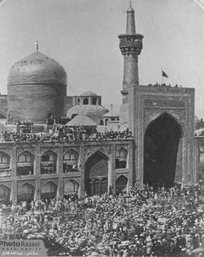 عکس قدیمی حرم امام علی