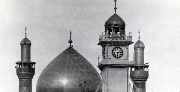 عکس قدیمی حرم امام علی