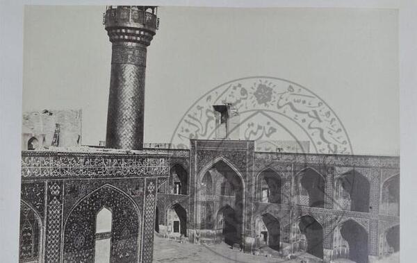 عکس قدیمی حرم امام علی