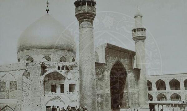 عکس قدیمی از حرم امام علی