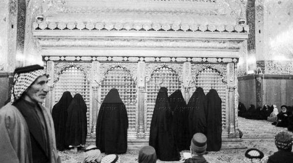 عکس قدیمی از حرم امام علی