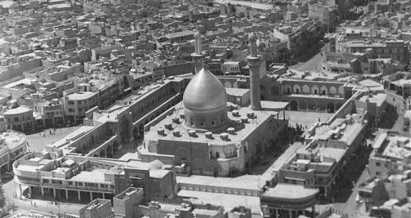 عکس قدیمی از حرم امام علی
