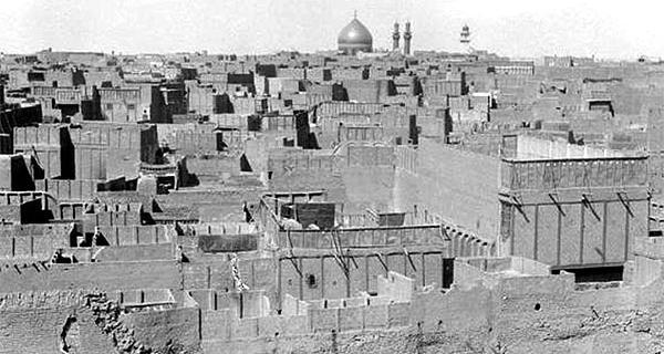عکس قدیمی از حرم امام علی