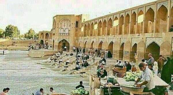 قدیمی ترین عکس پل خواجو