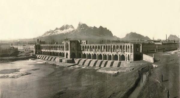 قدیمی ترین عکس پل خواجو