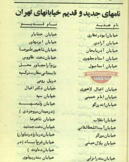 عکس قدیمی تهران قبل از انقلاب