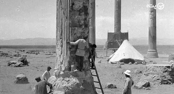 عکس قدیمی از تخت جمشید