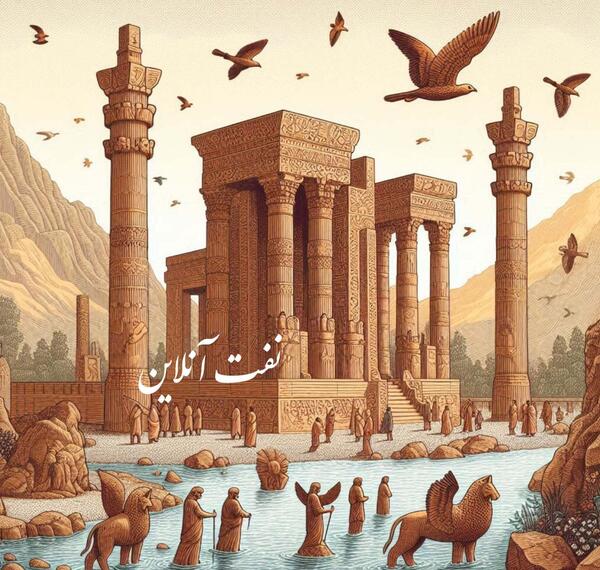 عکس قدیمی از تخت جمشید