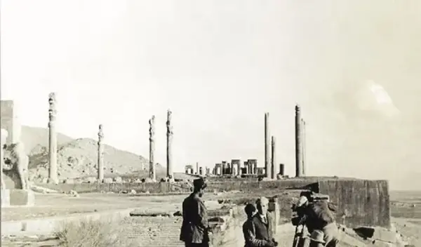 عکس قدیمی از تخت جمشید