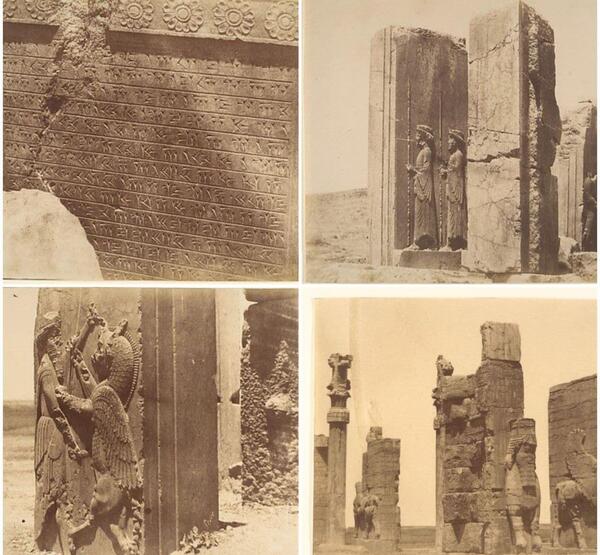 عکس قدیمی از تخت جمشید