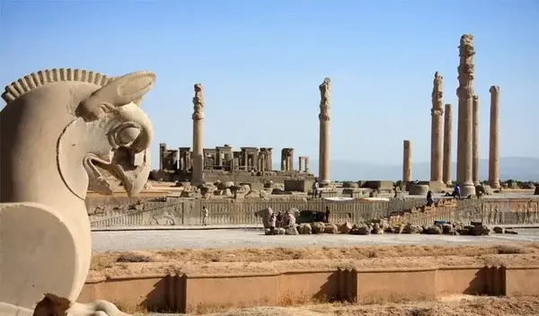 عکس قدیمی از تخت جمشید