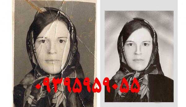 عکس های قدیمی خراب شده
