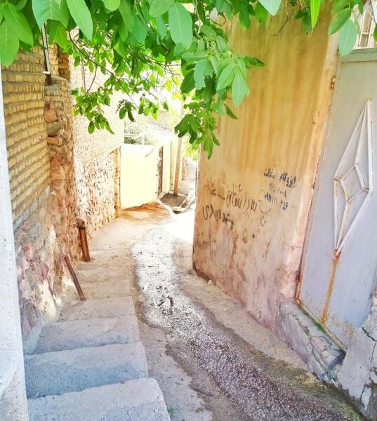 عکس غروب آفتاب در روستا