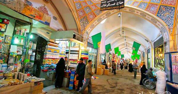 عکس بازار قدیمی قم