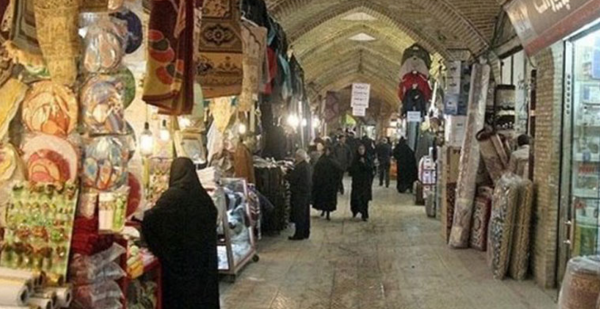 عکس بازار قدیمی قزوین