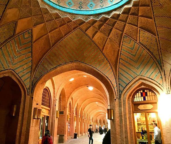 عکس بازار قدیمی قزوین
