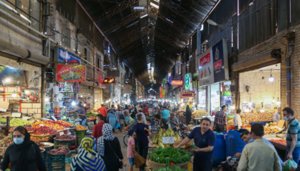 عکس بازار قدیمی قزوین