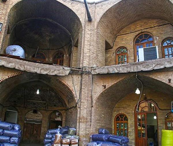 عکس بازار قدیمی قزوین