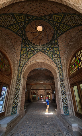 عکس بازار قدیمی قزوین