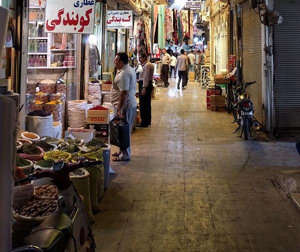 عکس بازار قدیمی قزوین