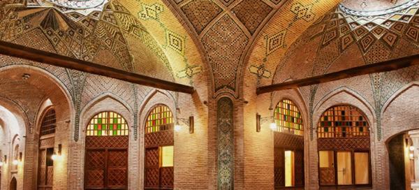 عکس بازار قدیمی قزوین