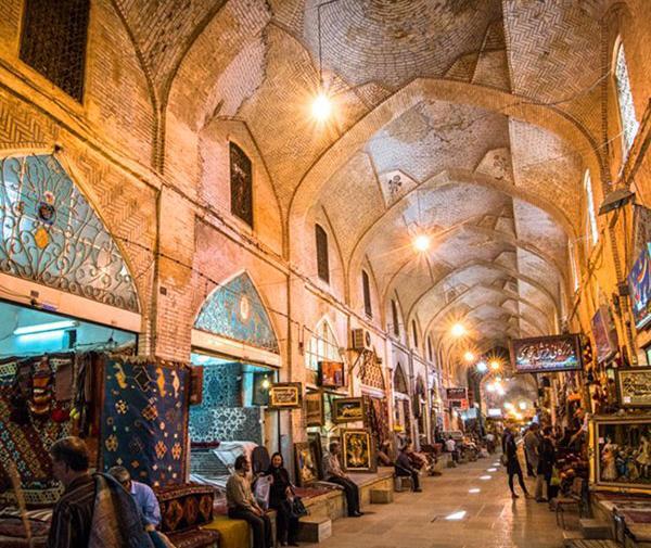 عکس بازار قدیمی قزوین