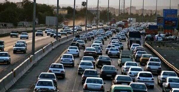 عکس قدیمی جاده قزوین رشت