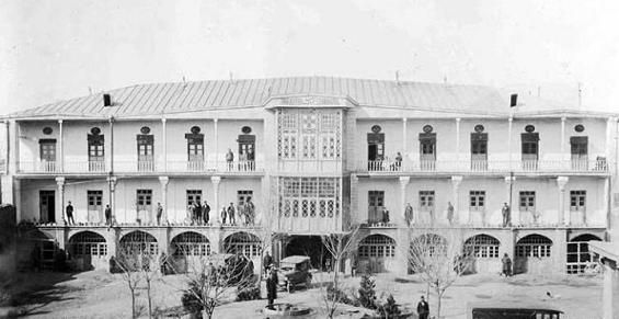 عکس قدیمی جاده قزوین رشت