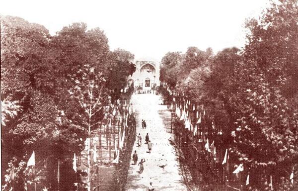 عکس قدیمی خیابان سپه قزوین