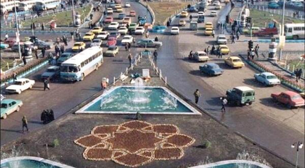 عکس قدیمی میدان شهدا مشهد