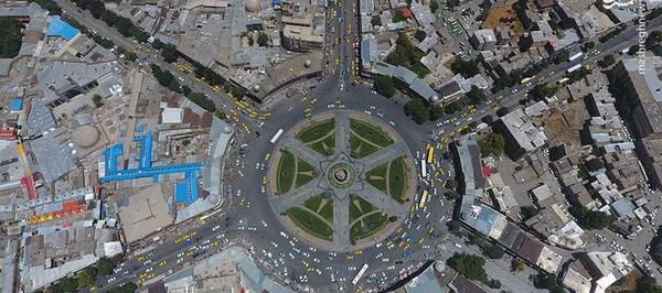 عکس قدیمی میدان همدان