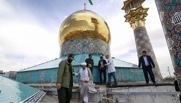 عکس قدیمی امامزاده عبدالله همدان