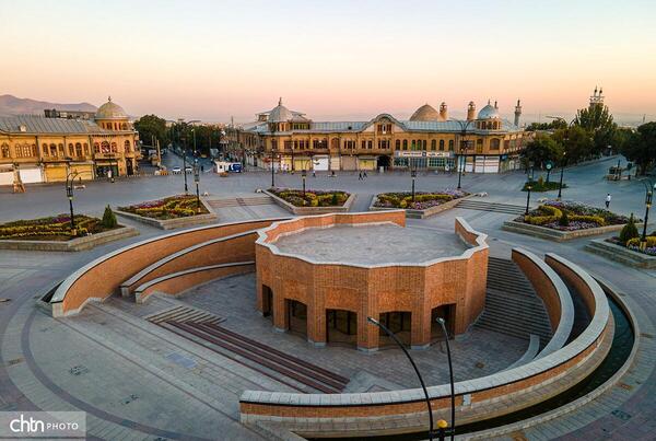عکس قدیمی میدان امام همدان
