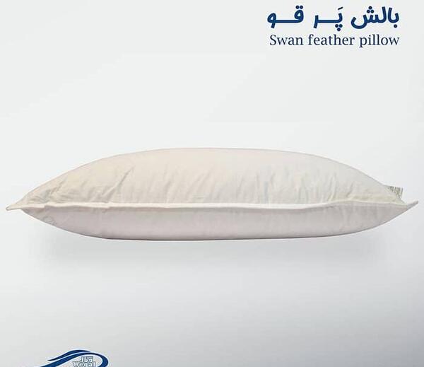 عکس پر قو در بالشها