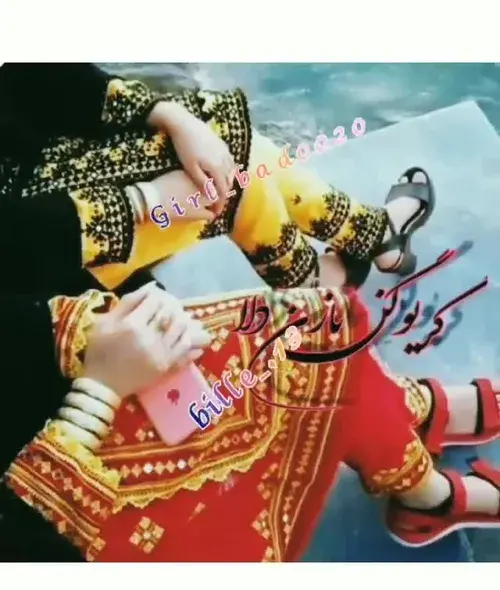 عکس دختر غمگین بلوچی