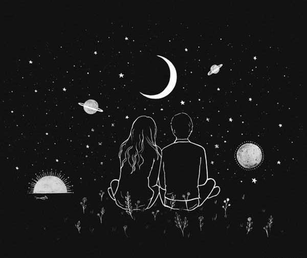 عکس عاشقانه سیاه و سفید برای پروفایل