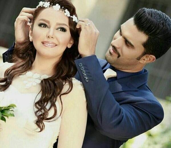 عکس عاشقانه عروس داماد با متن