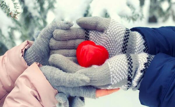 عکس عاشقانه زمستانی برای پروفایل