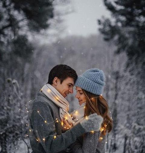 عکس های عاشقانه دونفره زمستانی