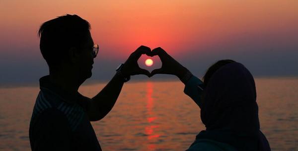 عکس عاشقانه مرد زن