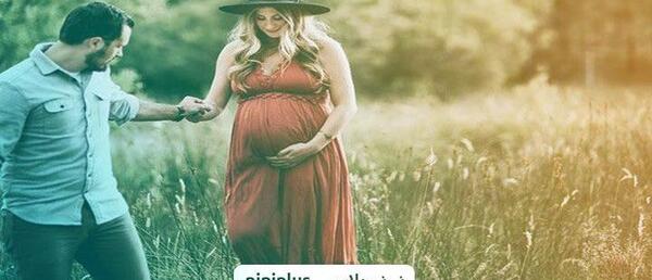 عکس عاشقانه زن و شوهر بارداری