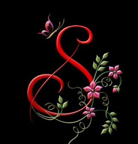 عکس عاشقانه با حرف s