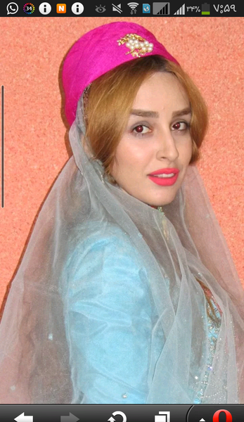 عکس عروس با لباس محلی لری