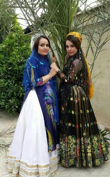 عکس عروس با لباس محلی قشقایی