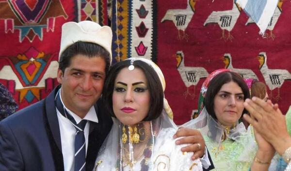 عکس عروس با لباس محلی قشقایی