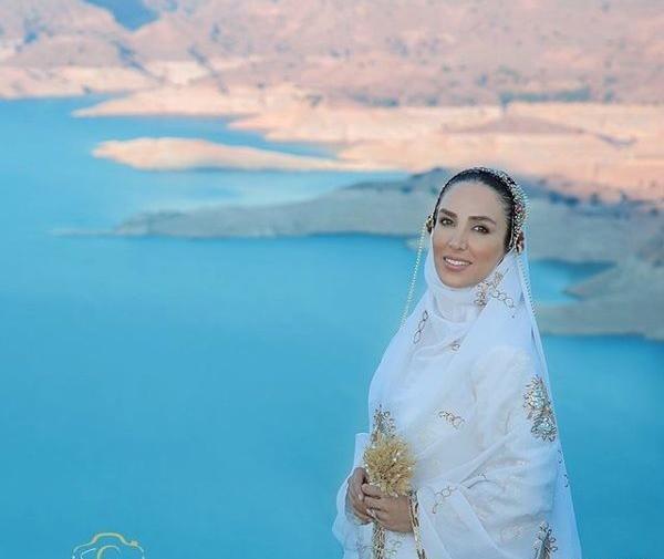 عکس عروس و داماد با لباس محلی بختیاری