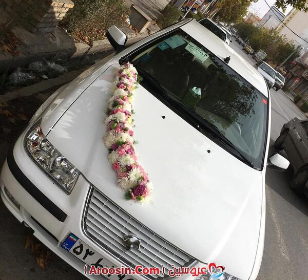 عکس ماشین عروس سفید