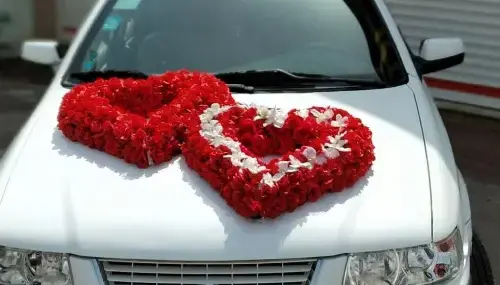 عکس ماشین عروس سفید