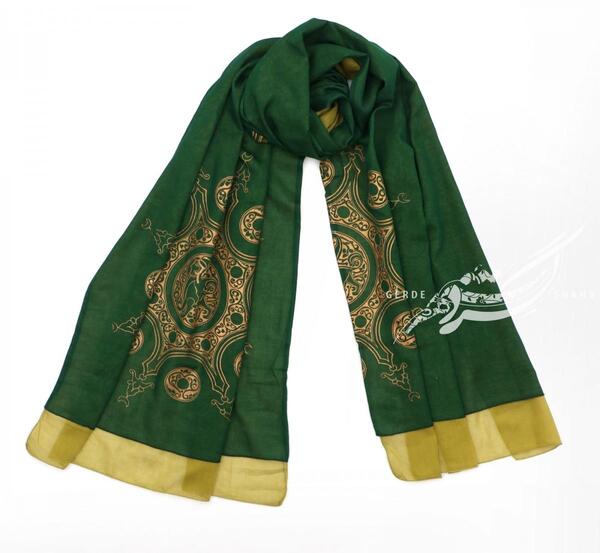 عکس شال سبز عروس